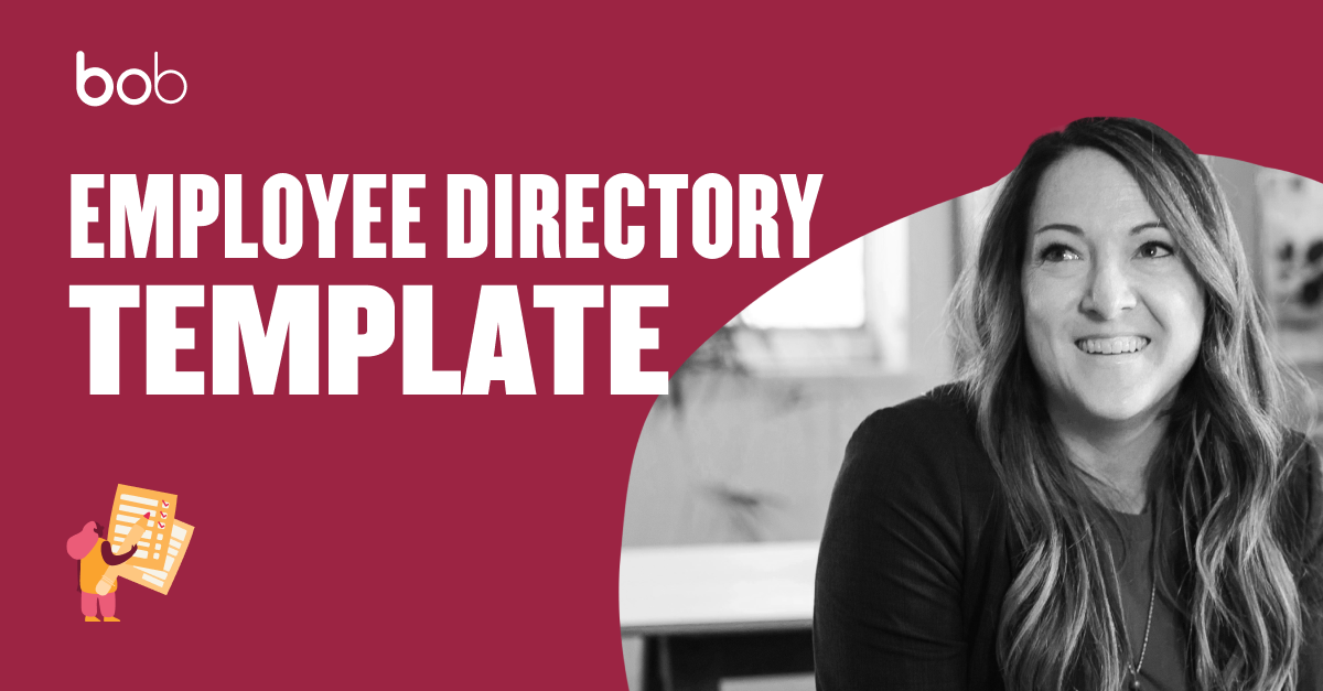 Staff directory template: Printable directory & contact list template