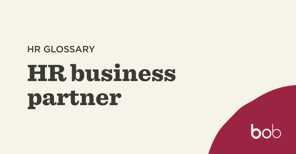 What is an HR business partner? | HiBob