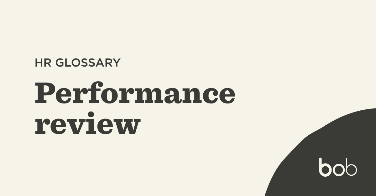 What is a performance review? | HiBob