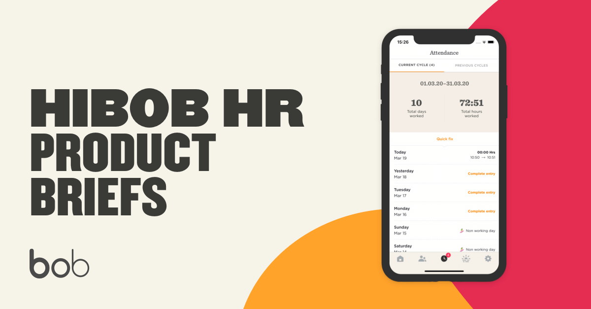 Hibob HR Product Briefs